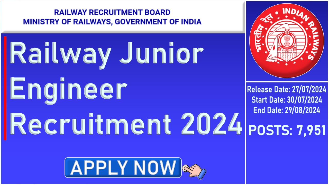 Railway Junior Engineer Recruitment 2024